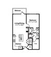 A7 web floor plan A7 web floor plan at Windsor Fitzhugh, 4926 Mission Avenue, Dallas